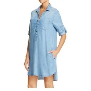 Beachlunchlounge Phoebe Chambray Shirt Dress